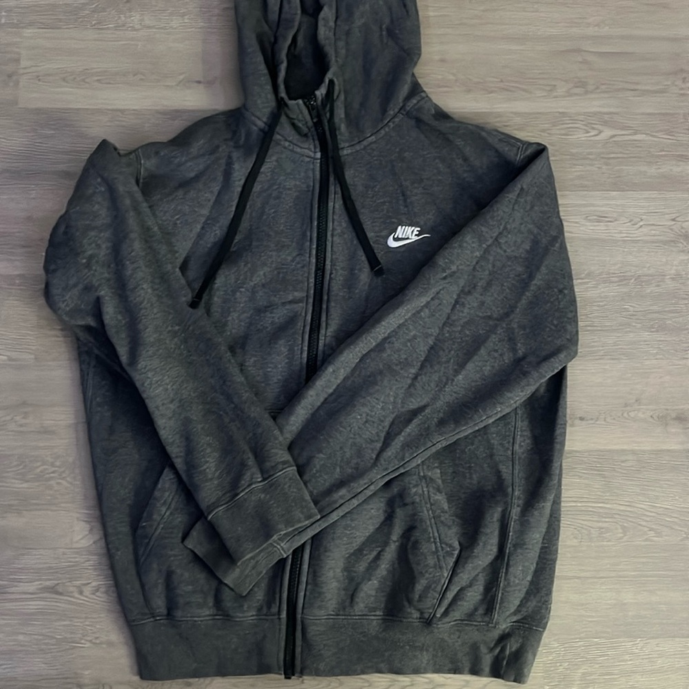 Dark grey, Unisex Nike zip up, M